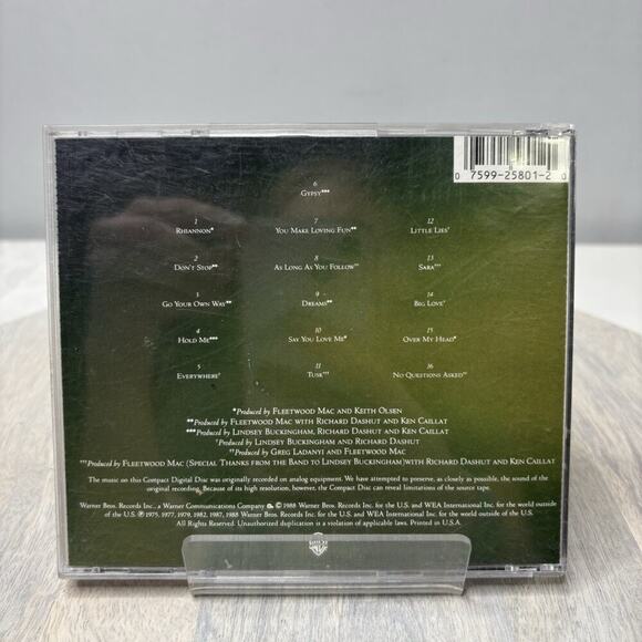 Greatest Hits by Fleetwood Mac (CD, Nov-1988, Warner Bros.) - Picture 2 of 5